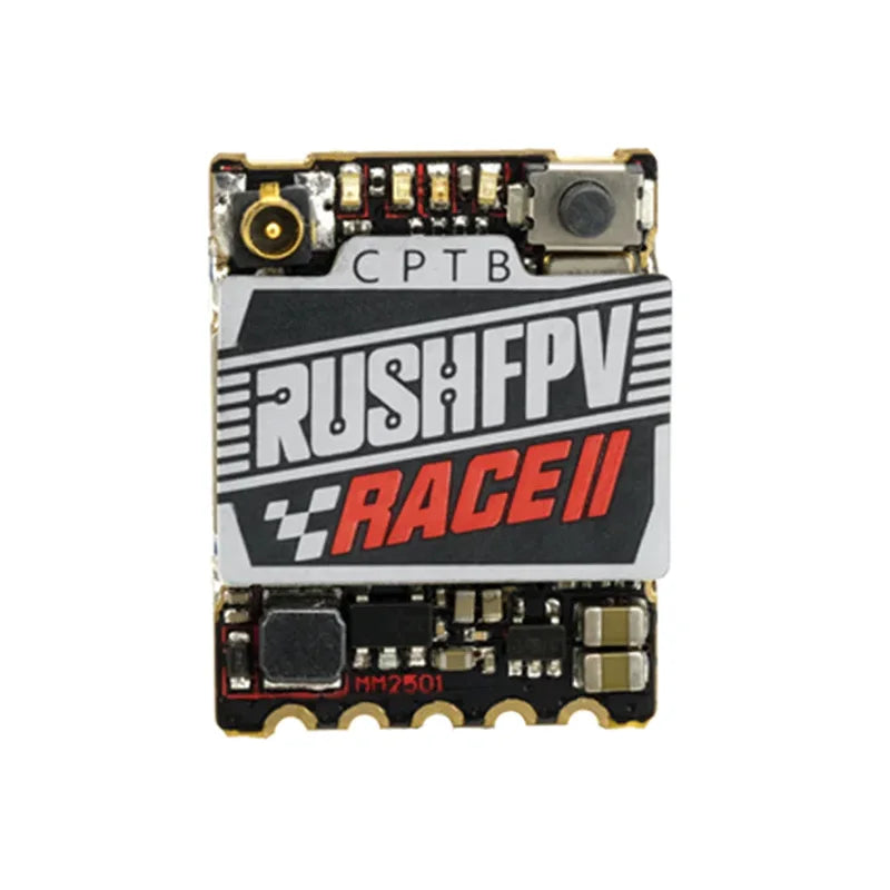 RUSH TANK RACE 2 RACE II 5.8G 48CH PitMode 25mW 100mW 200mW Max Adjustable SmartAudio FPV VTX 20X15mm for FPV Drone Aircraft RUSH TANK RACE 2 RACE II 5.8G 48CH PitMode 25mW 100mW 200mW Max Adjustable SmartAudio FPV VTX 20X15mm for FPV Drone Aircraft